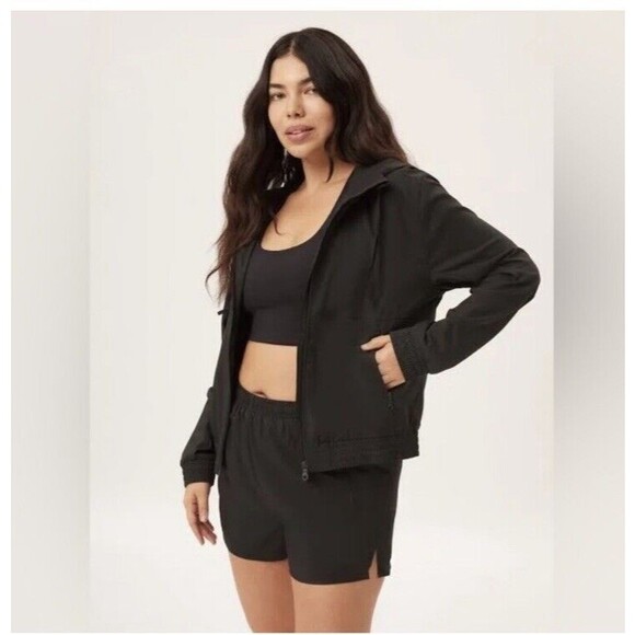 Girlfriend Collective Summit Track Jacket Sz S Athletic Wear - Picture 1 of 9